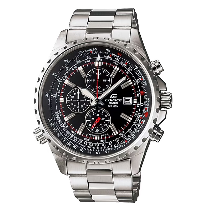 casio men's edifice elite aviator chronograph watch